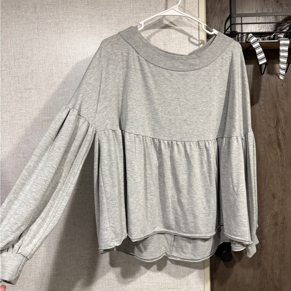 Gray sweatshirt!
